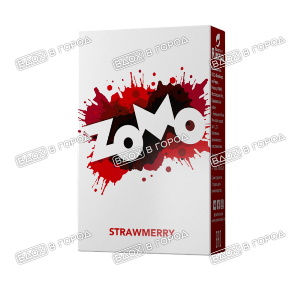 картинка Zomo Strawmerry (Клубника со сливками) 50г от кальянного интернет-портала vdohvgorod.ru