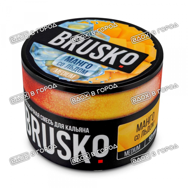 BRUSKO Medium Манго со льдом 50 гр