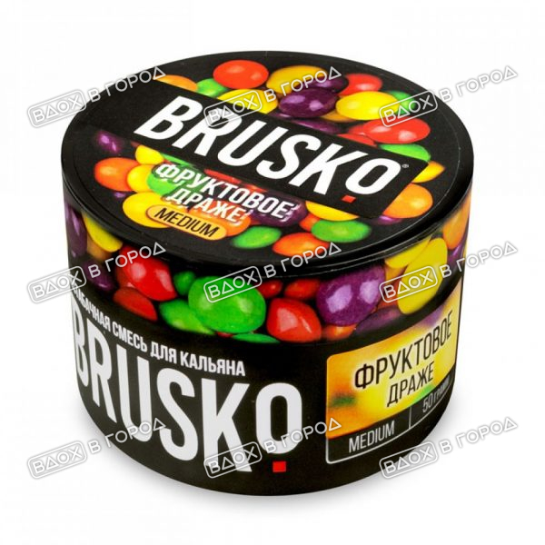 BRUSKO Medium Фруктовое драже 50 гр