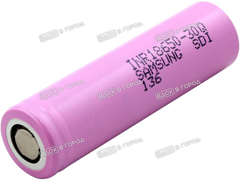 Samsung (аккумулятор) 18650/30Q розовый