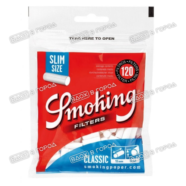 Фильтры для самокруток SMOKING SLIM CLASSIC