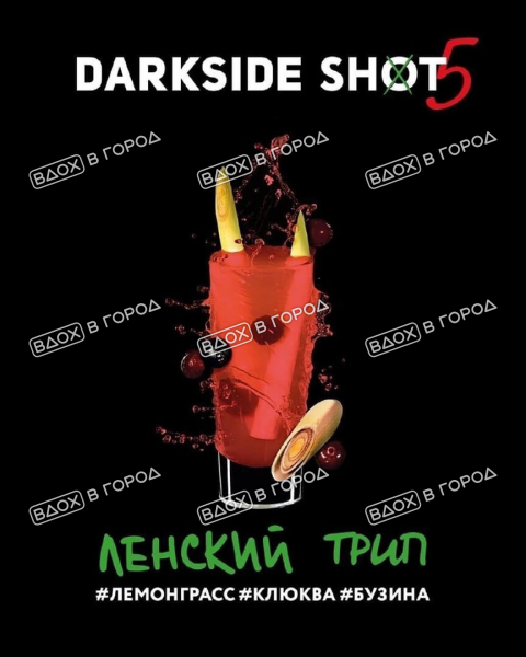 Dark Side Shot - Ленский трип (Лемонграсс, Клюква, Бузина), 30 гр (м)