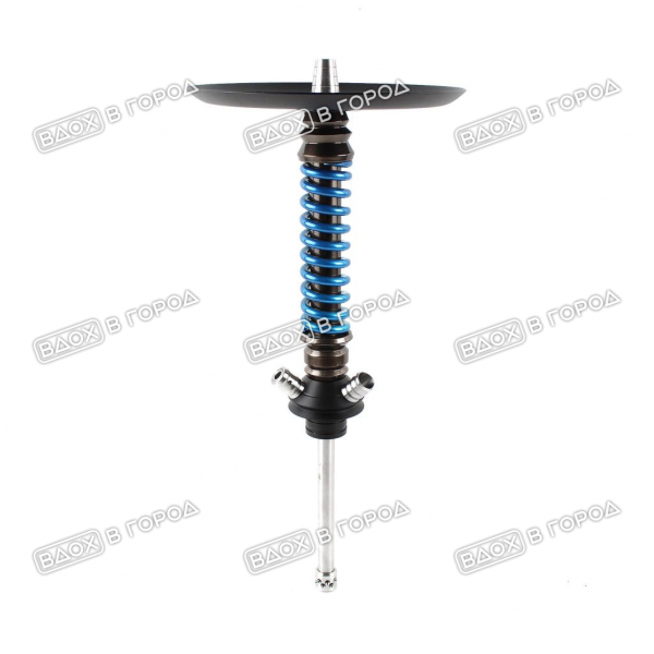 Кальян Mamay Customs Coilovers Mini (черный-голубой лак)